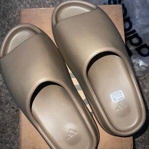Adidas Tan Slide Sandals